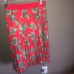 Floral Midi Skirt